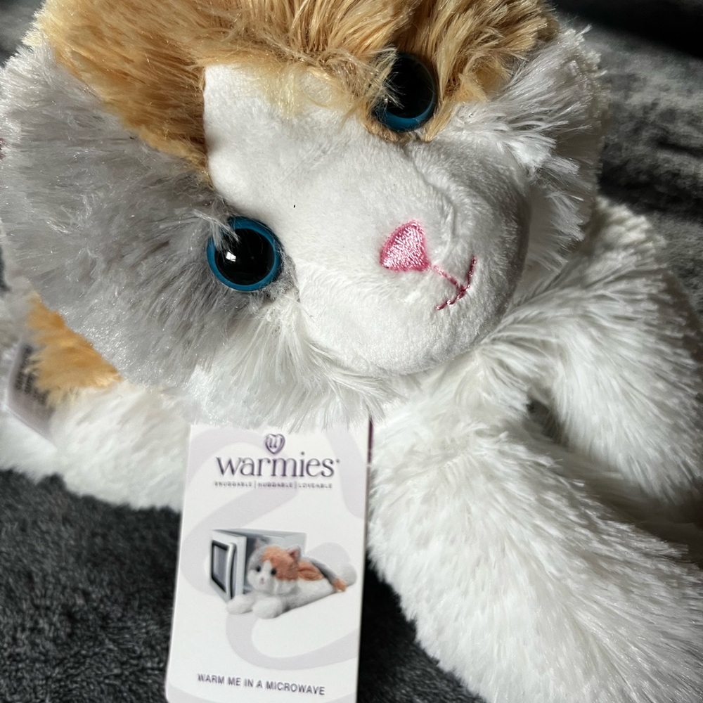 Warmies Microwavable Calico Cat Plush – Heat Therapy & Lavender Scent – NWT